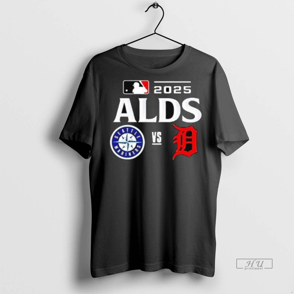 Officials Seattle Mariners Vs Detroit Tigers 2025 Mlb Alds Matchup Long Sleve Tee Shirt Sweater