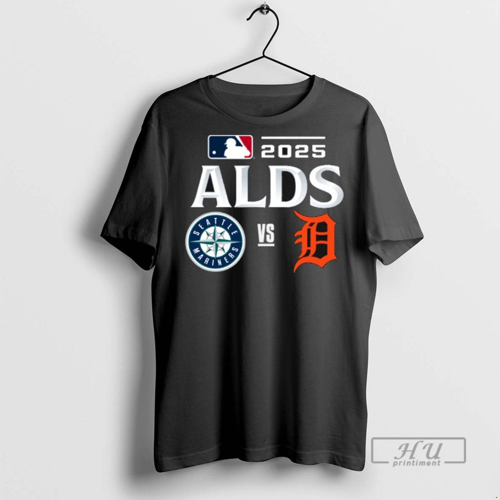 Officials Seattle Mariners Vs Detroit Tigers 2025 Mlb Alds Matchup T Shirt