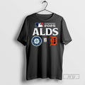 Officials Seattle Mariners Vs Detroit Tigers 2025 Mlb Alds Matchup T Shirt