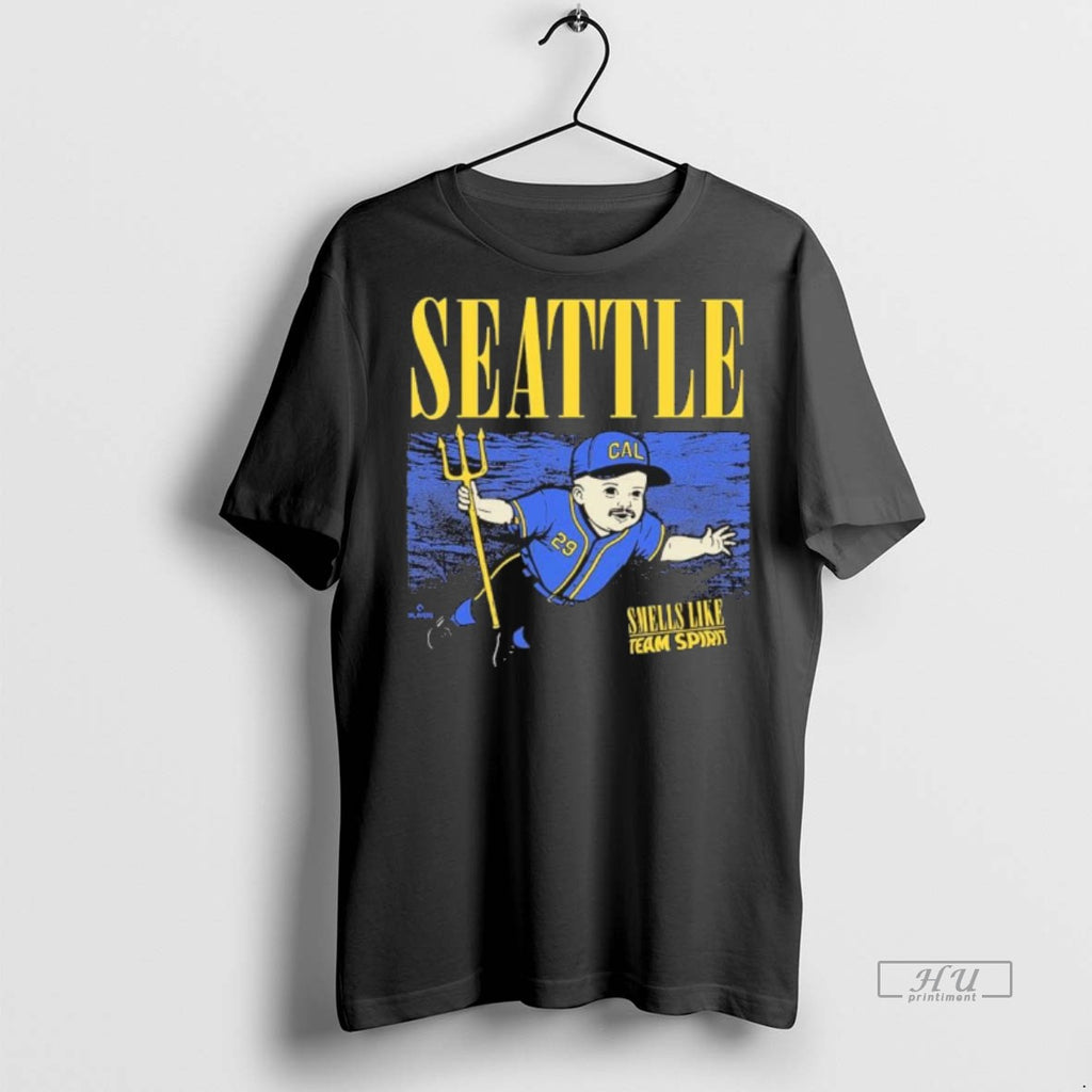 Officials Seattle Smells Like Team Spirit Cal Raleigh T Shirt Sweater