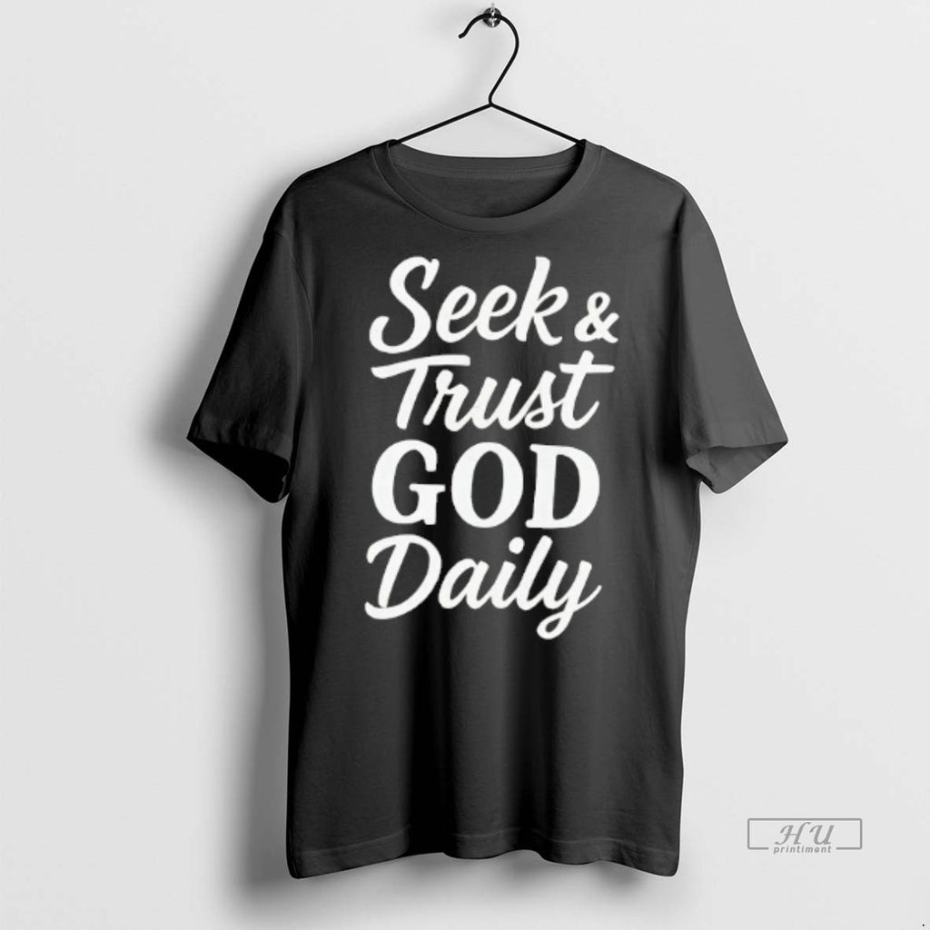 Officials Seek And Trust God Daily Tee Shirt Sweater