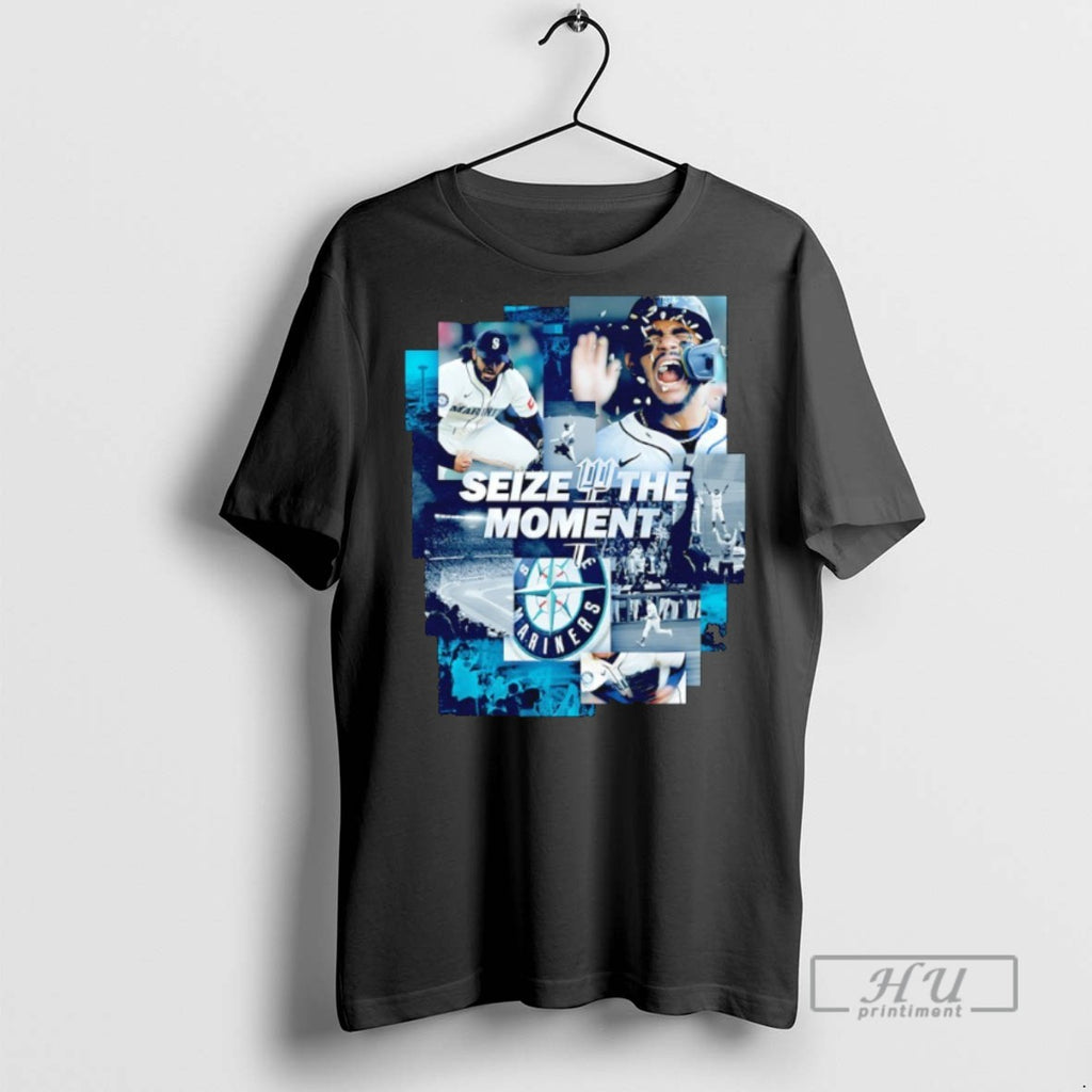 Officials Seize The Moment Seattle Mariners Graphic T Shirts Sweatshirt Hoodies