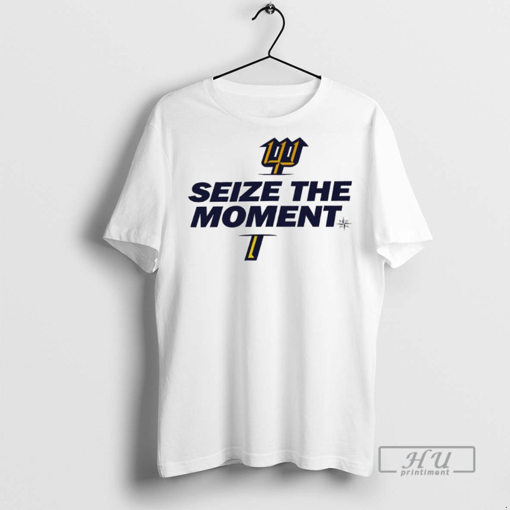 Officials Seize The Moment Trident Seattle Mariners T Shirts Sweatshirt Hoodies