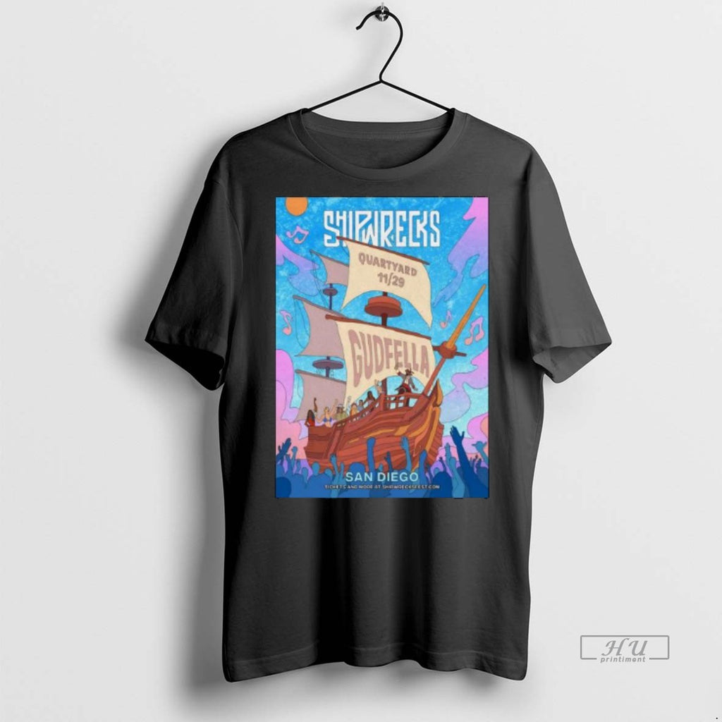 Officials Shipwrecks Music Fest Quartyard In San Diego Ca November 29 2025 Long Sleve Tee