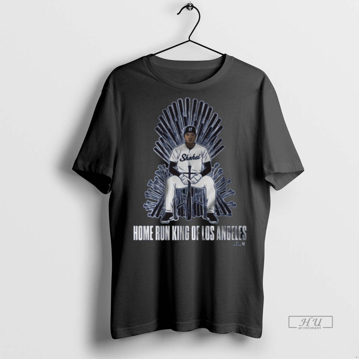 Officials Shohei Ohtani Home Run King Of Los Angeles Dodgers Mlb Tee Shirt Sweater