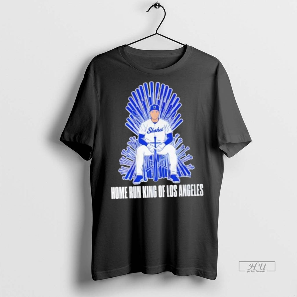 Officials Shohei Ohtani Home Run King Of Los Angeles Dodgers Tee Shirt Sweater