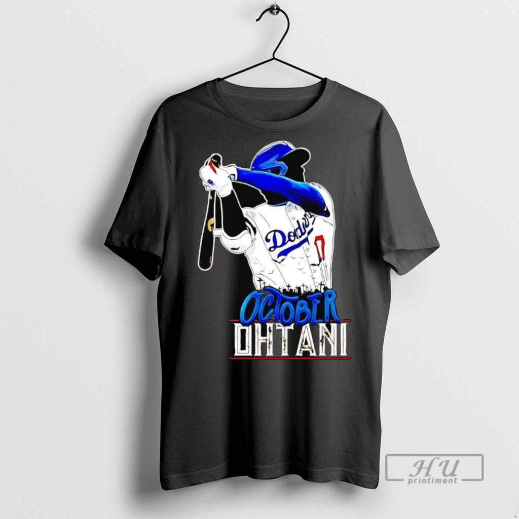 Officials Shohei Ohtani Batting Dodgers October Ohtani T Shirts