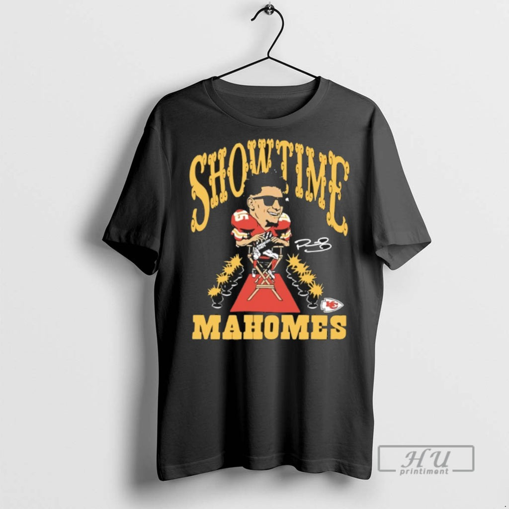 Officials Showtime Patrick Mahomes Kc Chiefs Signature Caricature Shirt