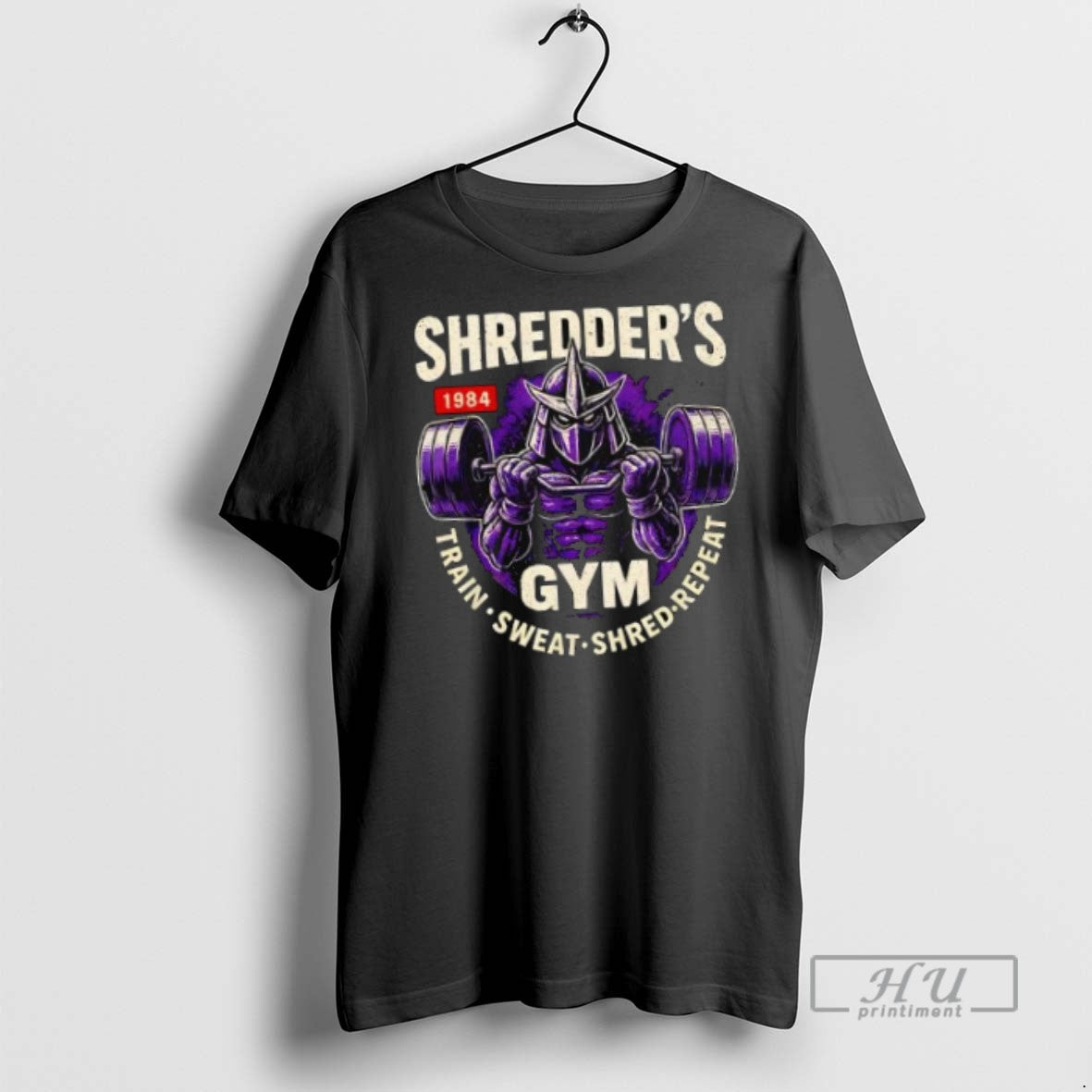 Officials Shredders 1984 Train Sweat Shred Repeat T Shirt
