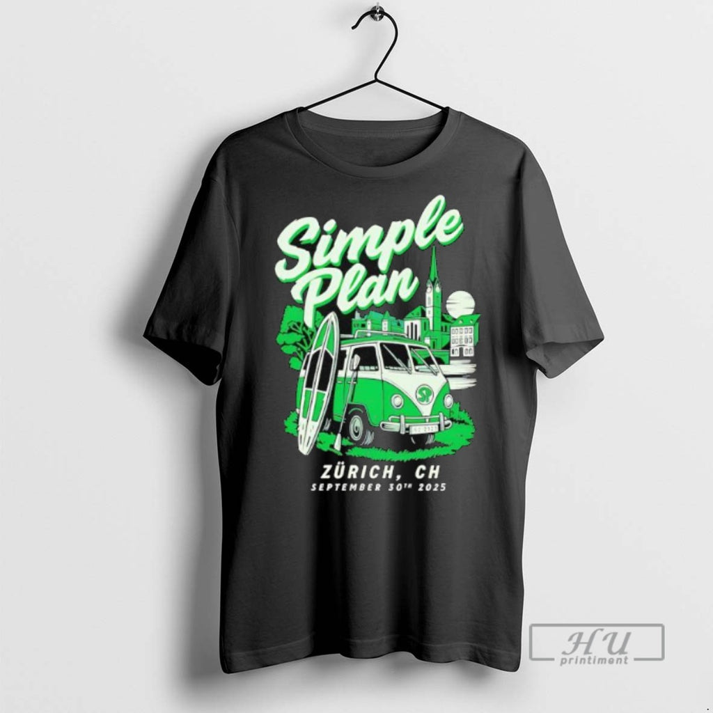 Officials Simple Plan Sep 30 2025 Zurich Ch Event T Shirt