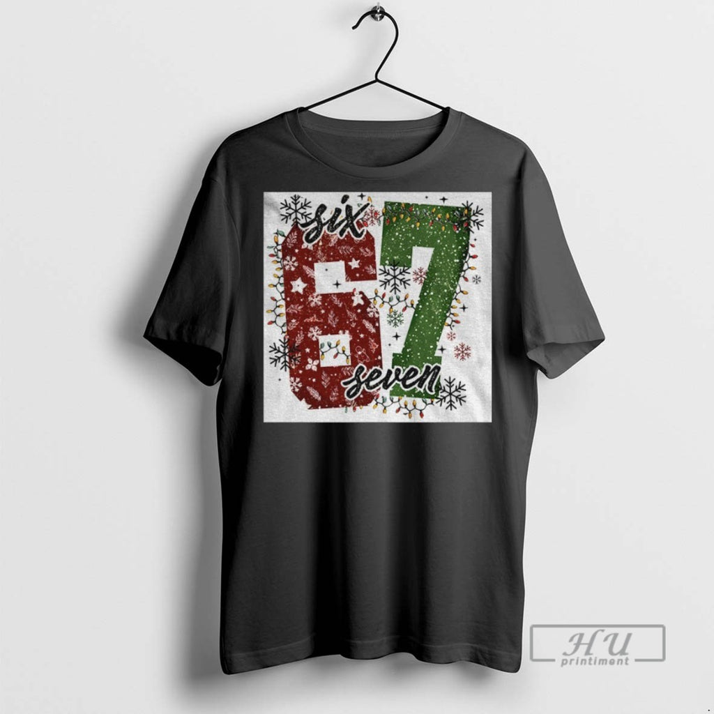 Officials Six Seven Meme Christmas 2025 T Shirt Sweatshirt Hoodies