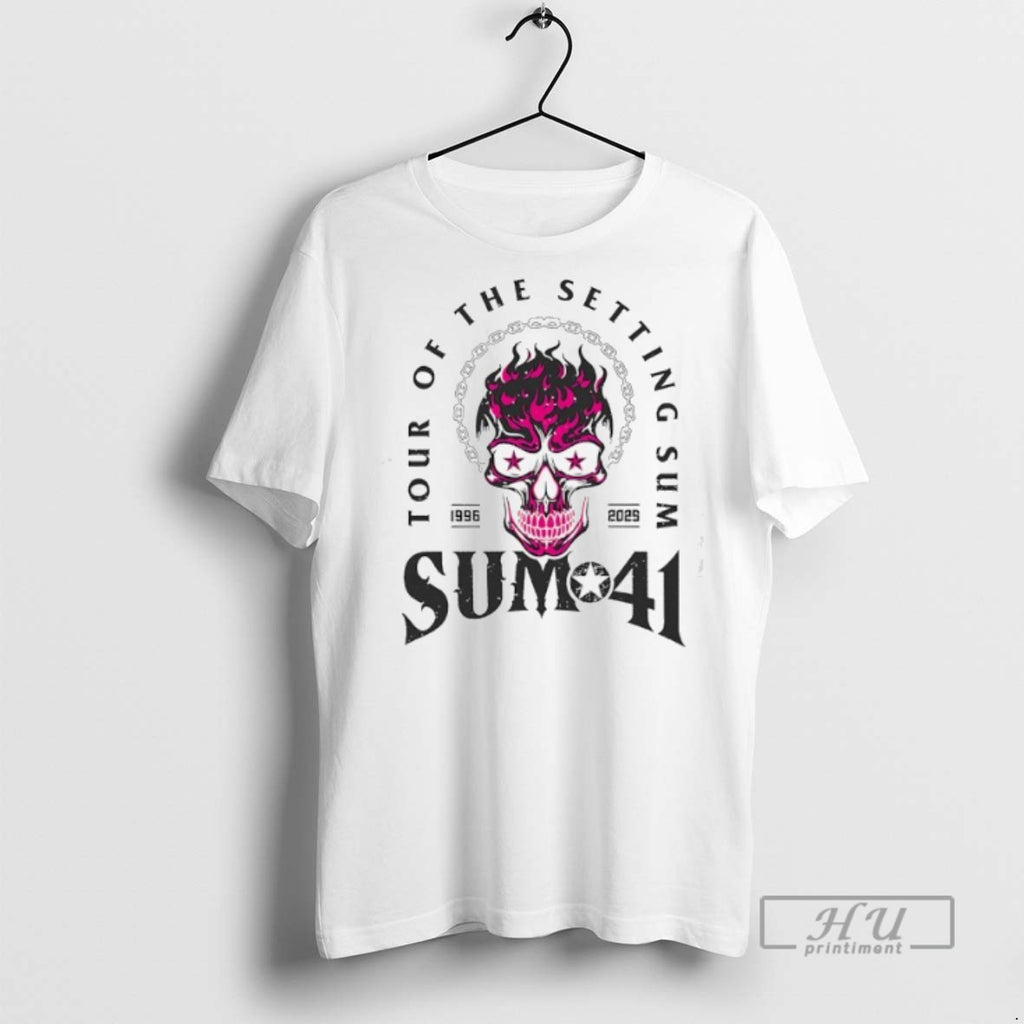 Officials Skull Sum 41 Tour Of The Setting Sum 1996 2025 T Shirt