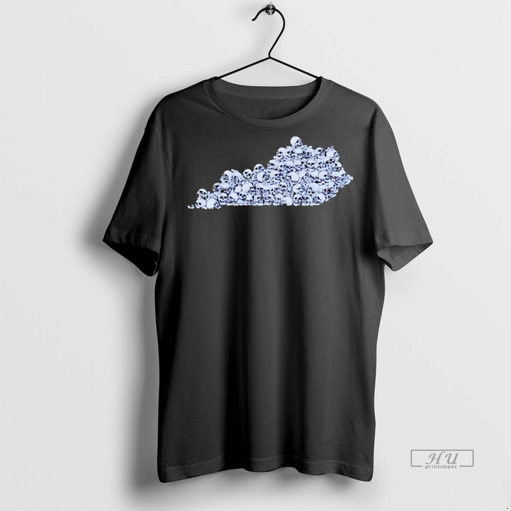 Officials Skulls Kentucky Shape T Shirt Sweater