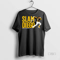 Officials Slam Diego Manny Machado 13 San Diego Padres Signature Tee Sweater