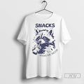 Officials Snacks Make Me Nicer Raccoon T Shirt