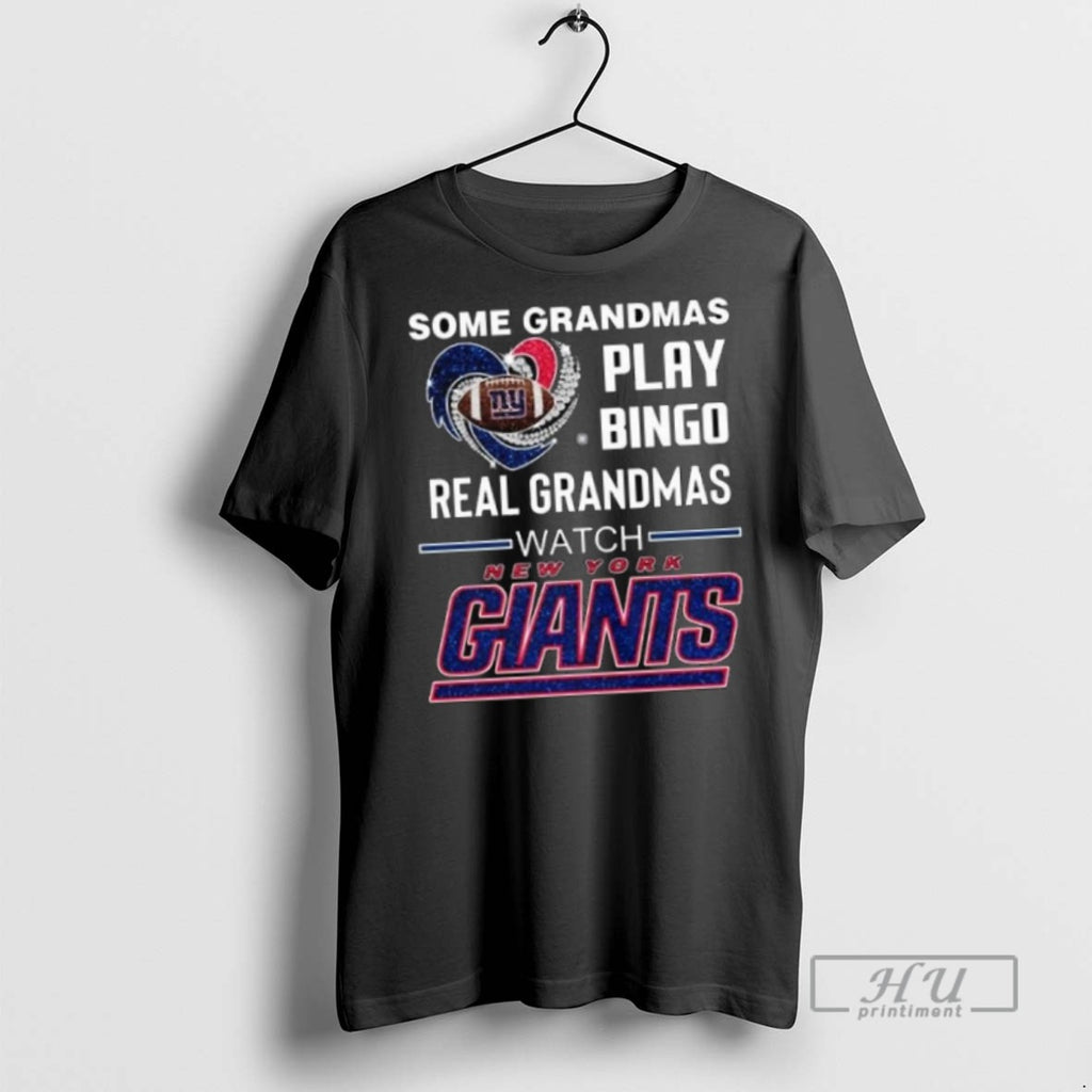 Officials Some Grandmas Play Bingo Real Grandmas Watch New York Giants Diamond Heart 2025 Long