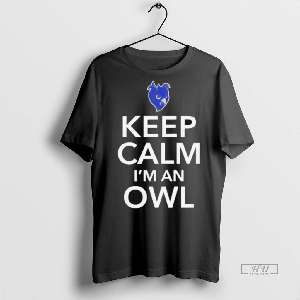 Officials Southern Connecticut State University Owls Keep Calm Tee Shirt Sweater