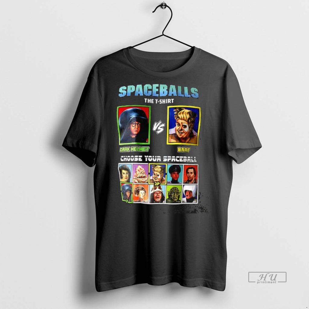 Officials Spaceballs Dark Helmet Vs Barf Tee Shirt Sweater