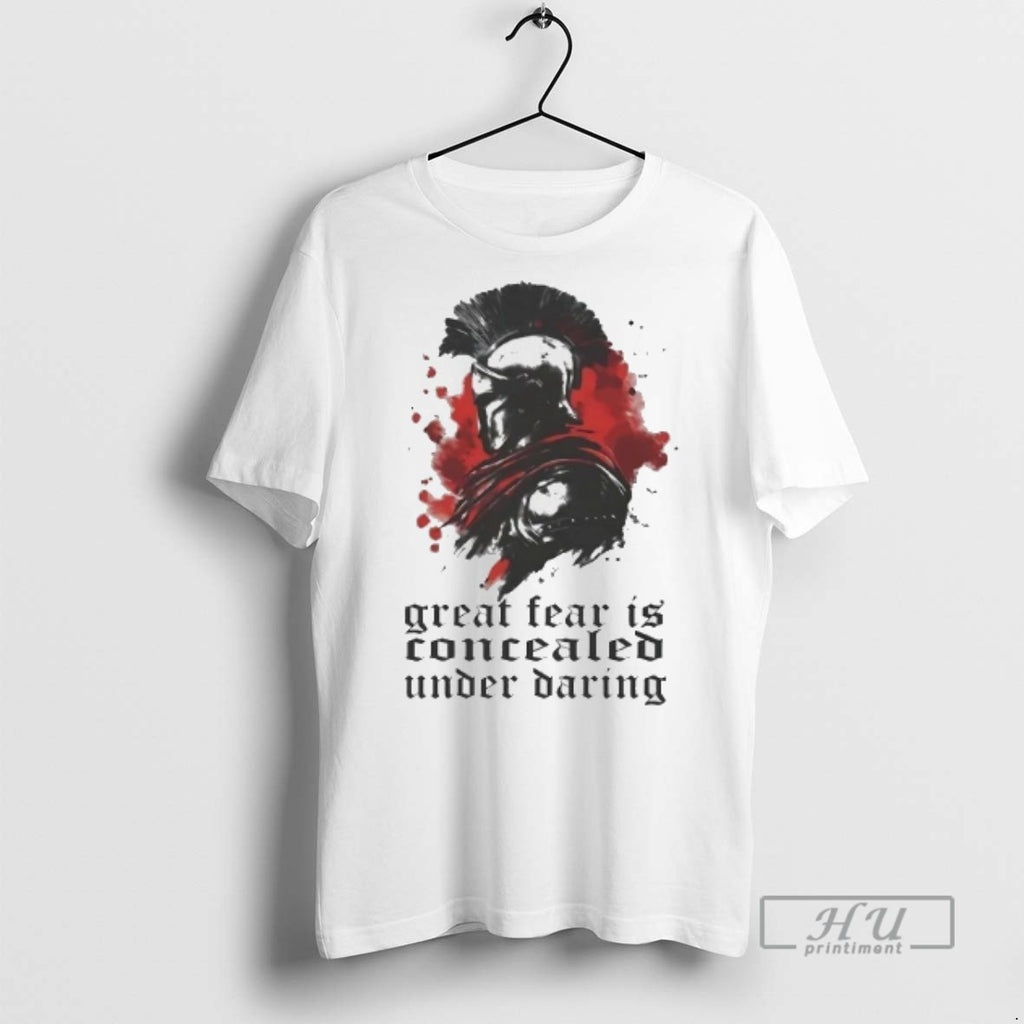 Officials Sparta Great Fear Is Concealed Under Daring T Shirts