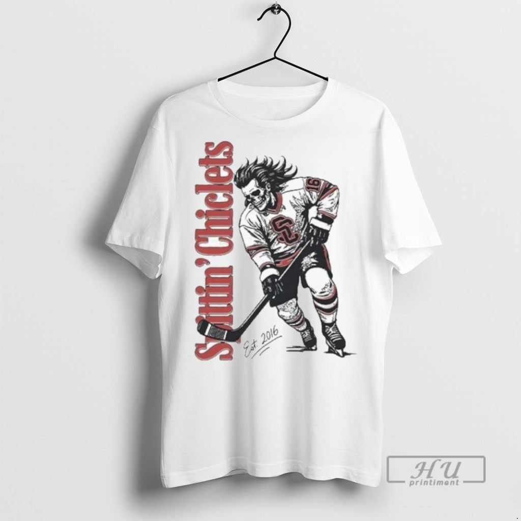 Officials Spittin Chiclets Skullet Vertical Est 2016 T Shirt