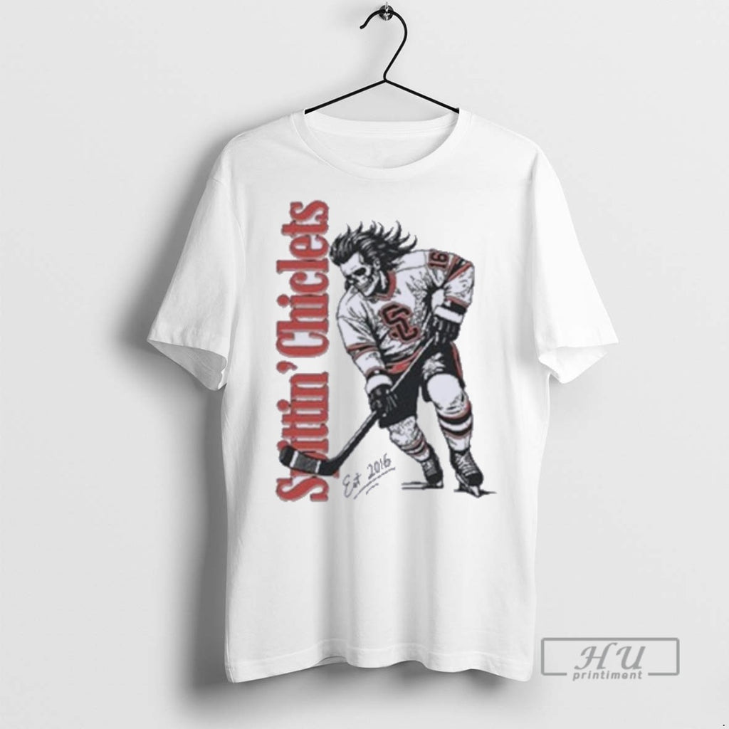 Officials Spittin Chiclets Skullet Vertical T Shirt