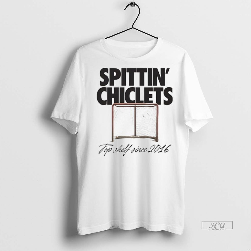 Officials Spittin Chiclets Hockey Top Shelf 2016 Tee Shirt Sweater
