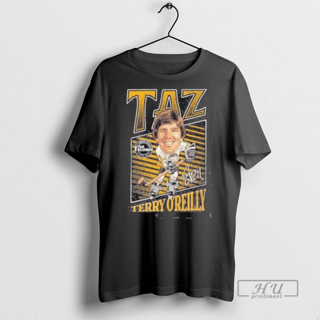 Officials Spittin Chiclets X Nhl Alumni Association Terry Oreilly Taz T Shirt