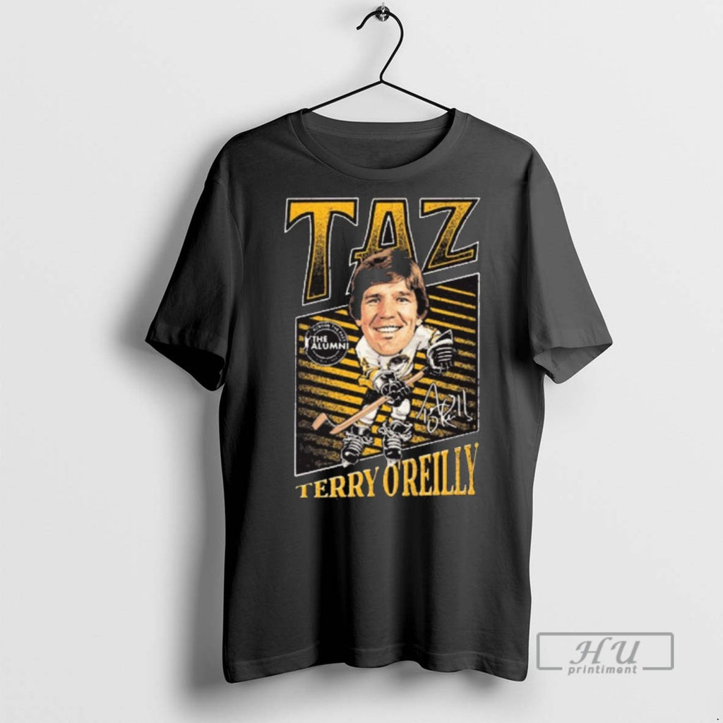 Officials Spittin Chiclets X The Alumni Association Terry Oreilly Taz Signature Painting T Shirts
