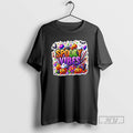Officials Spooky Vibes Colorful Halloween Ghost T Shirt