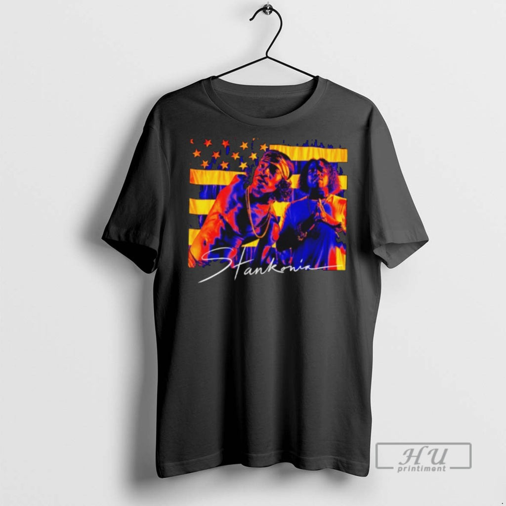 Officials Stankonia Color Photo Usa Flag T Shirts