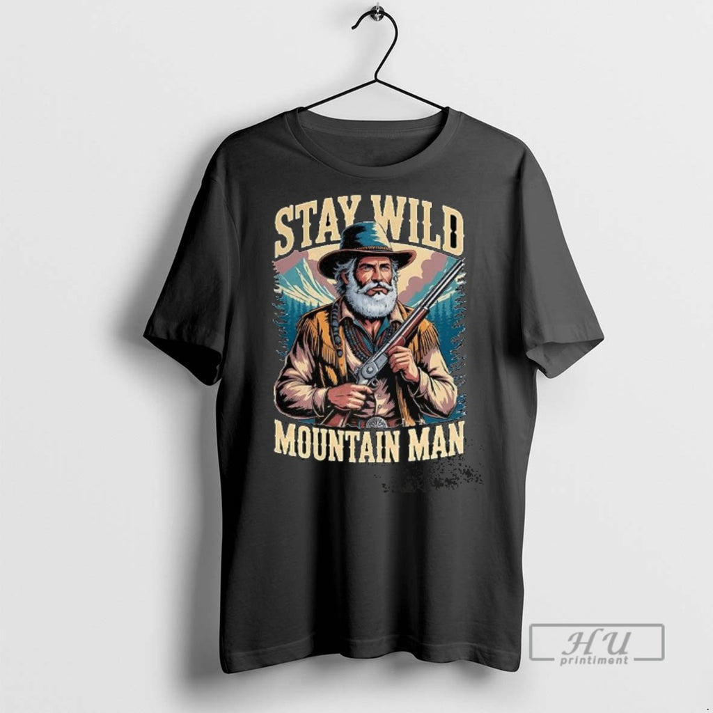Officials Stay Wild Mountain Man T Shirts