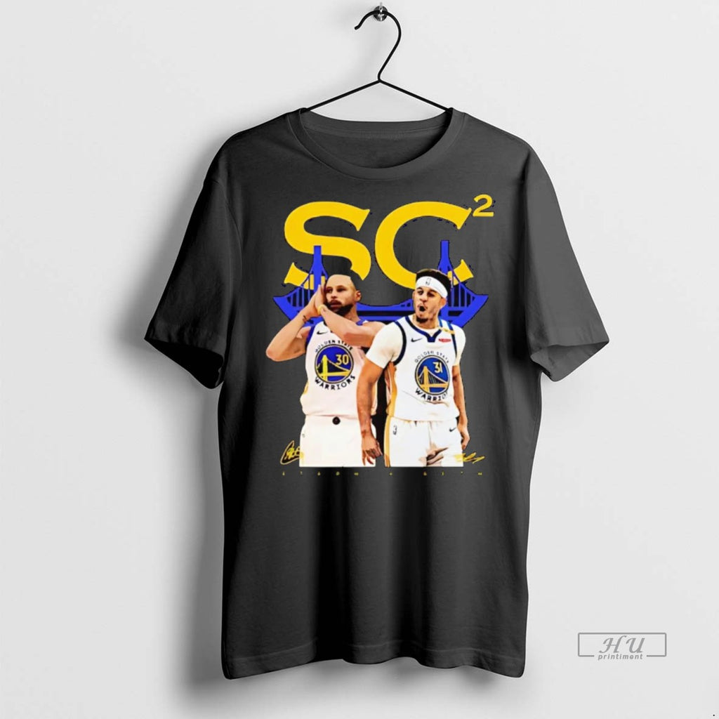 Officials Steph And Seth Curry Double Sc Night Night Golden State Warriors Tee Shirt Sweater