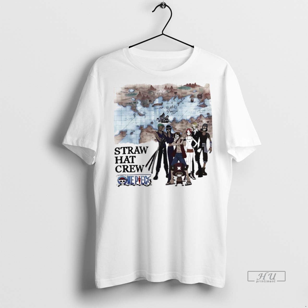 Officials Straw Hat Crew Grand Line Map Tee Shirt Sweater
