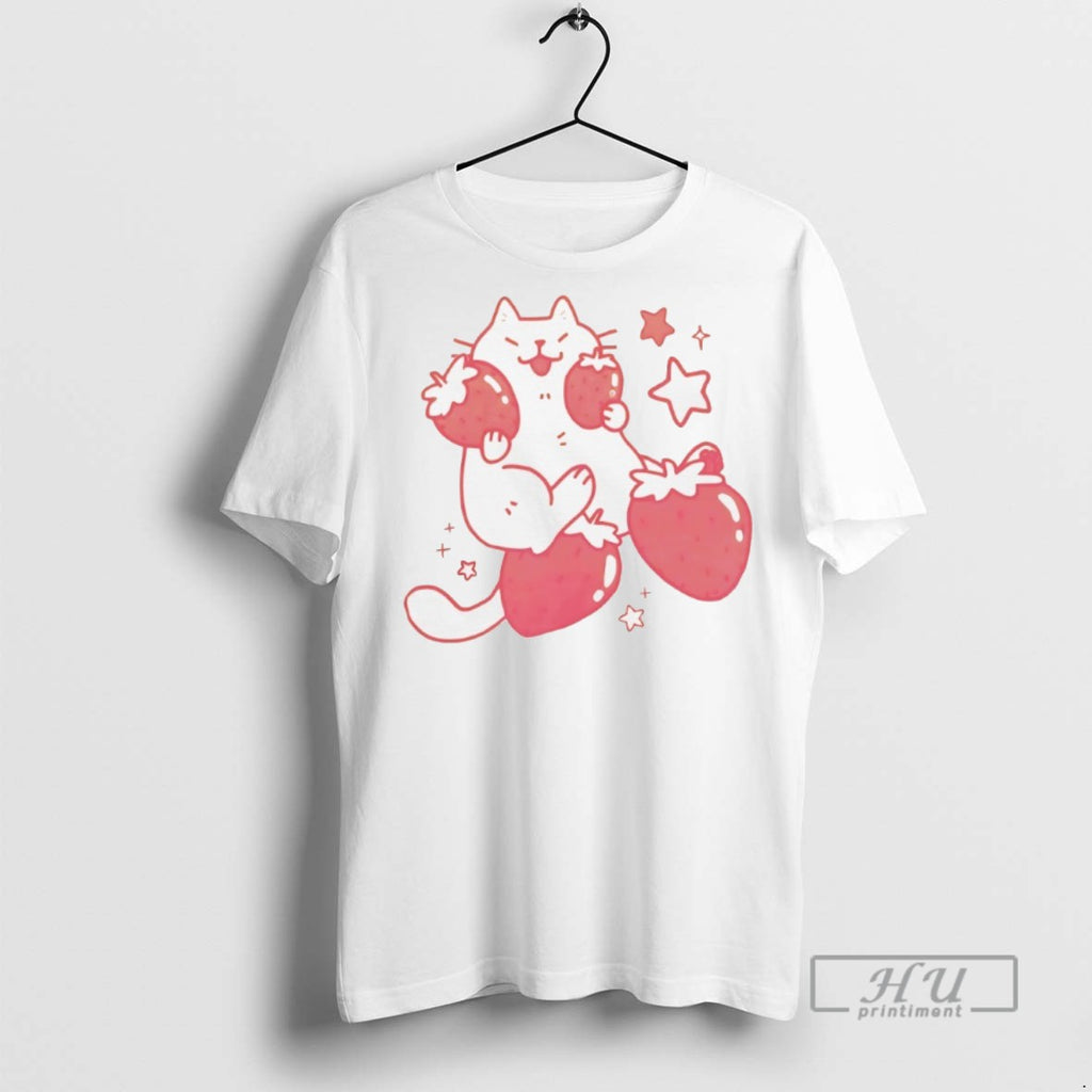 Officials Strawberry Bliss Cat T Shirts