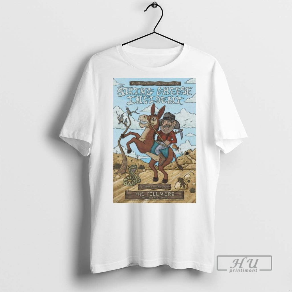 Officials String Cheese The Fillmore San Francisco October 4 2025 Donkey T Shirt