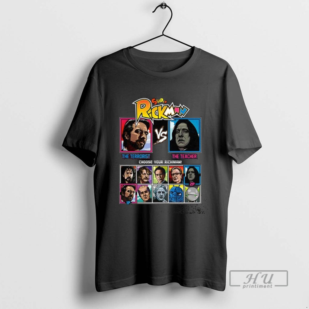 Officials Super Rickman The Terrorist Vs The Teacher T Shirts