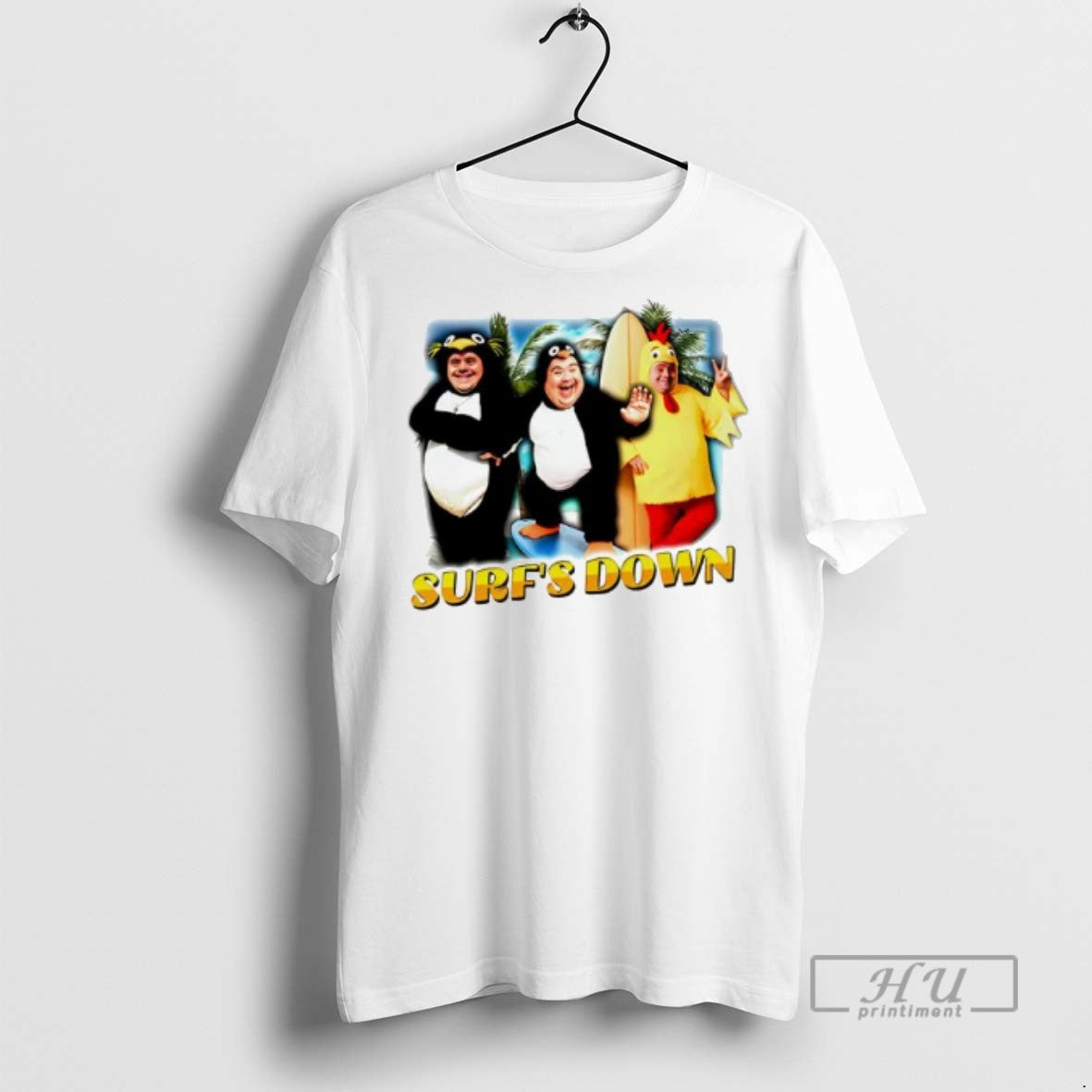 Officials Surfs Down Graphic T Shirt