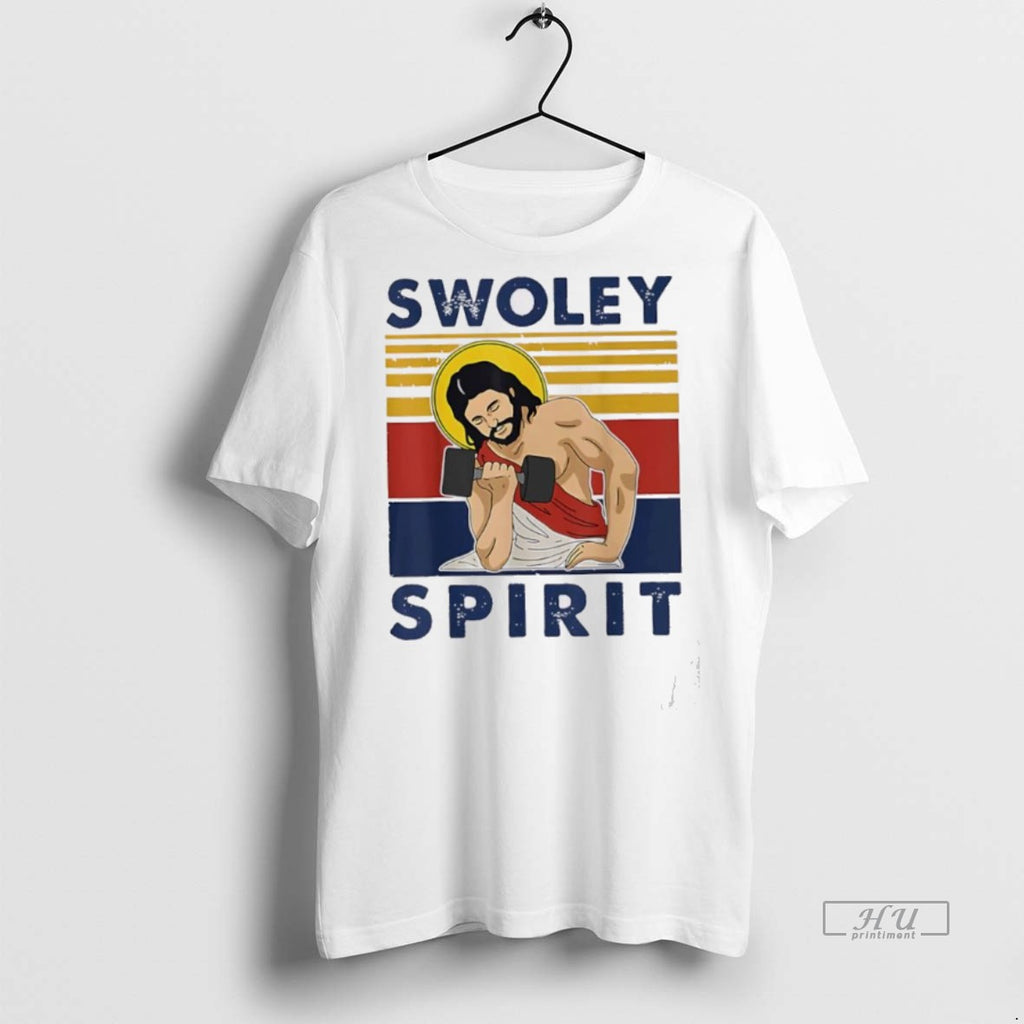 Officials Swoley Spirit Weightlifting Jesus Vintage Tee Shirt Sweater