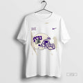 Officials Tcu Horned Frogs Football Helmet 2 Sided T Shirt Sweater