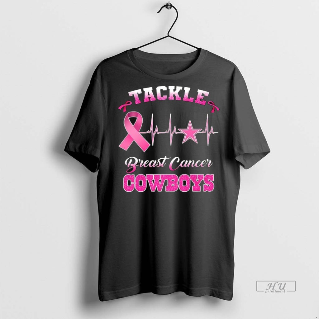Officials Tackle Heartbeats Cancer Dallas Cowboys Ceramic Ceramic And Classic Dad Cap Tee Shirt Sweater