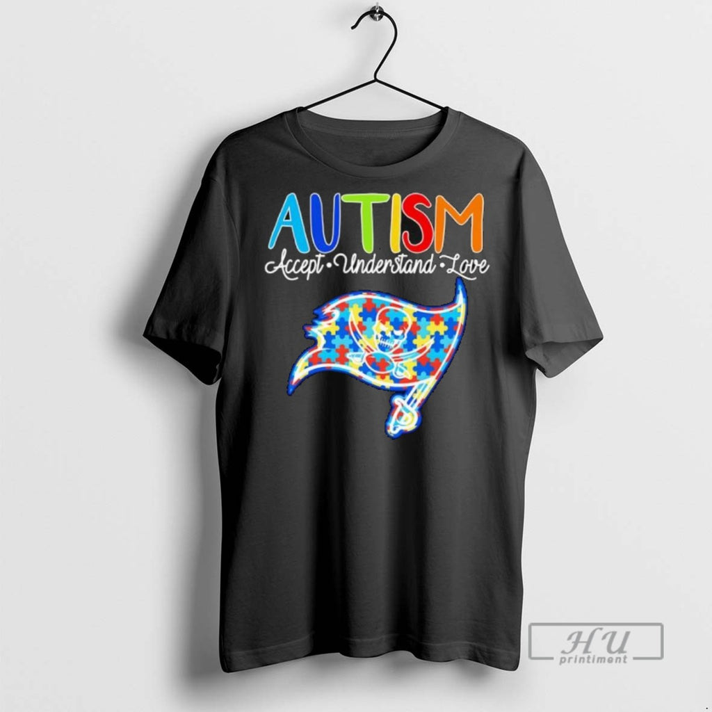 Officials Tampa Bay Buccaneers Autism Accept Understand Love T Shirt Sweatshirt Hoodies