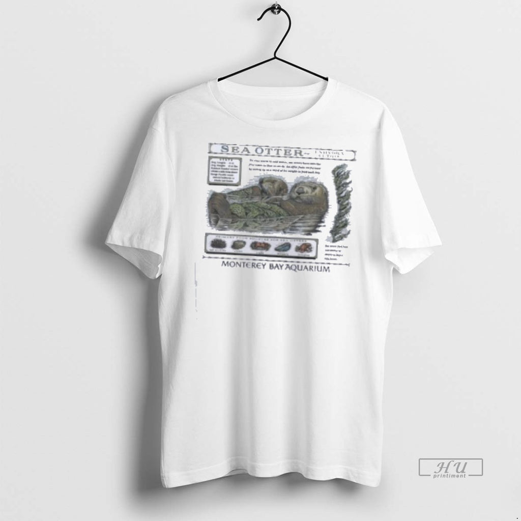 Officials Taylor Sea Otter Monterey Bay Aquarium Tee Shirt Sweater