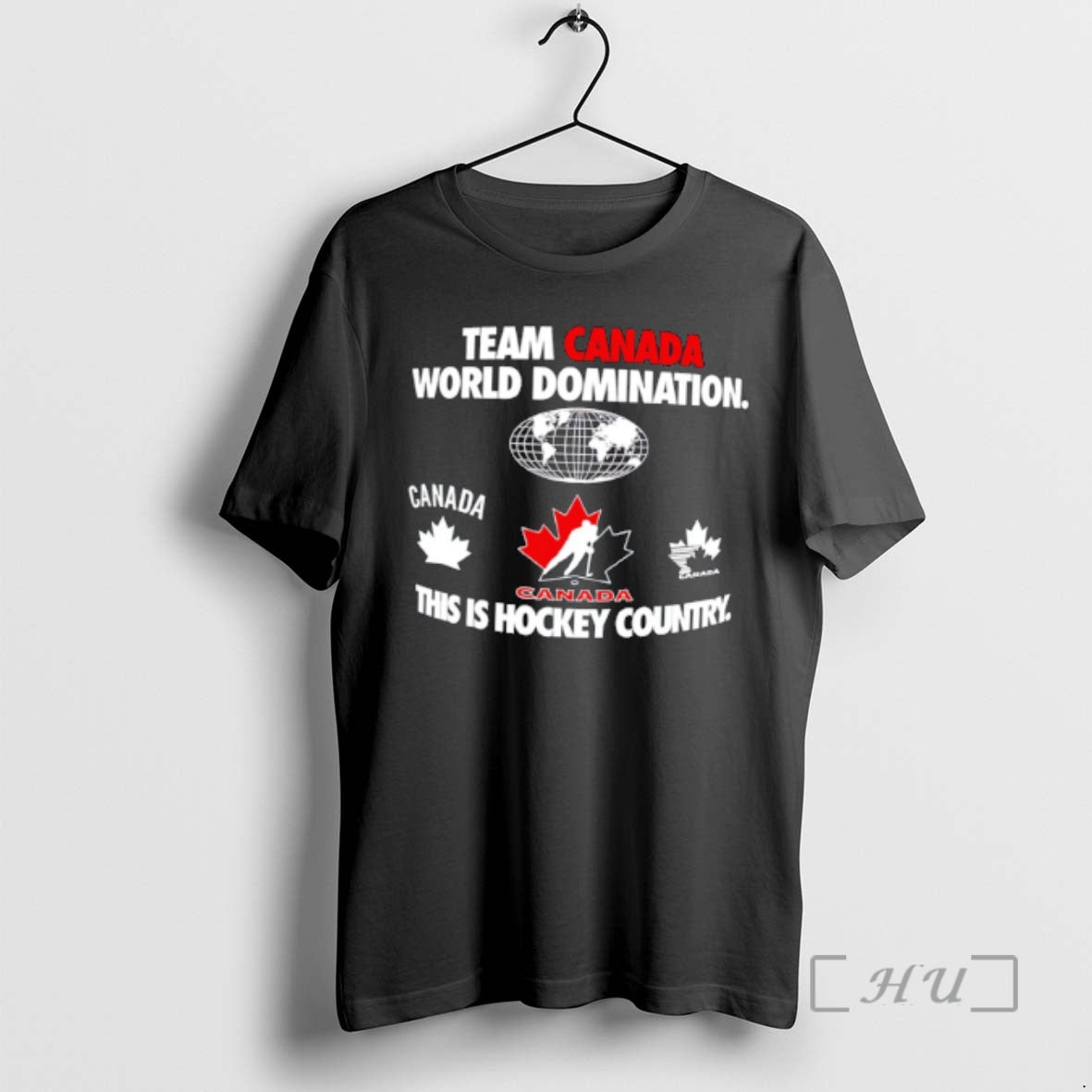 Officials Team Canada World Domination This Is Hockey Country Tee