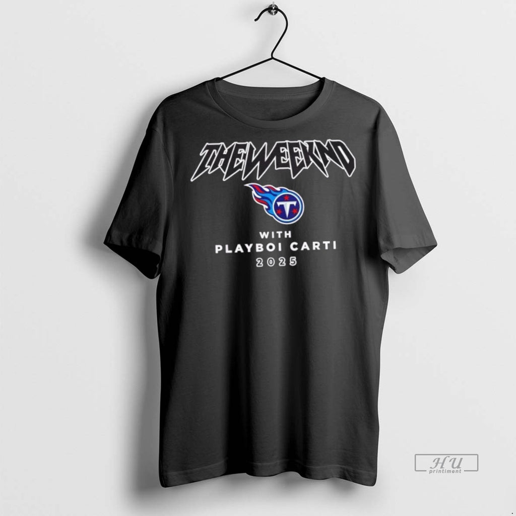 Officials Tennessee Titans With Playboi Carti The Weeknd 2025 Stadium Tour 2 Sided