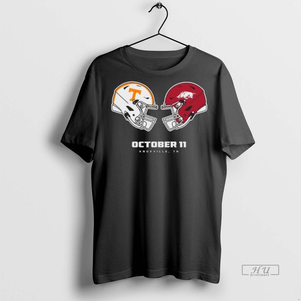 Officials Tennessee Volunteers Vs Arkansas Razorbacks October 11 2025 Knowville Tn Hemlets Tee Shirt Sweater