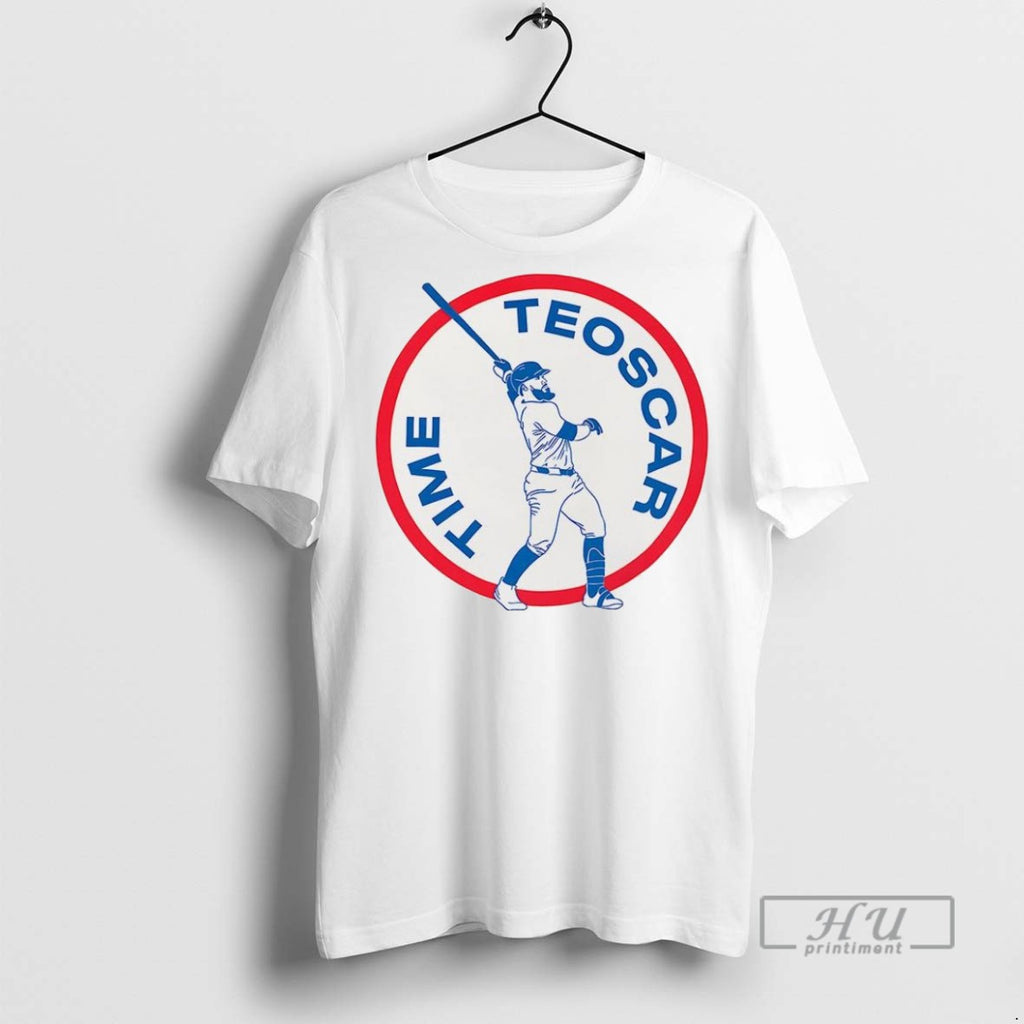 Officials Teoscar Hernandez Los Angeles Dodgers Baseball Teoscar Time Logo T Shirt