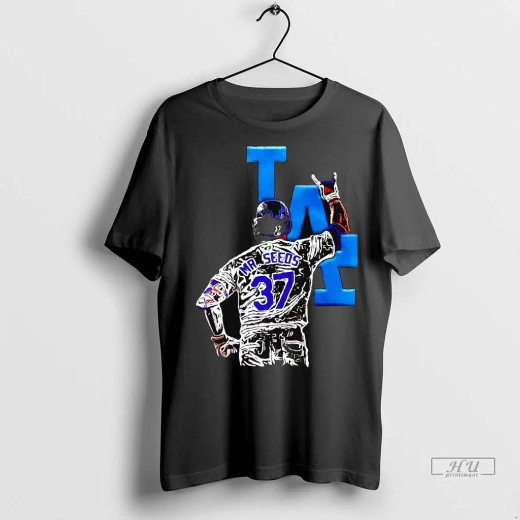Officials Teoscar Hernandez Mr Seeds Rock On La Dodgers T Shirts
