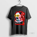 Officials Terrifier 2 Damien Leone Art The Clown Tee Shirt Sweater