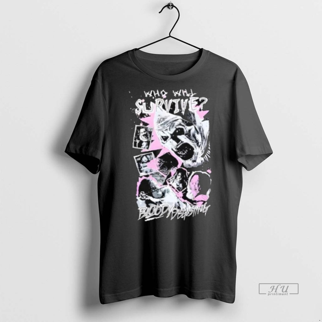 Officials Terrifier X Bloody Disgusting Who Will Survive Tee Shirt Sweater