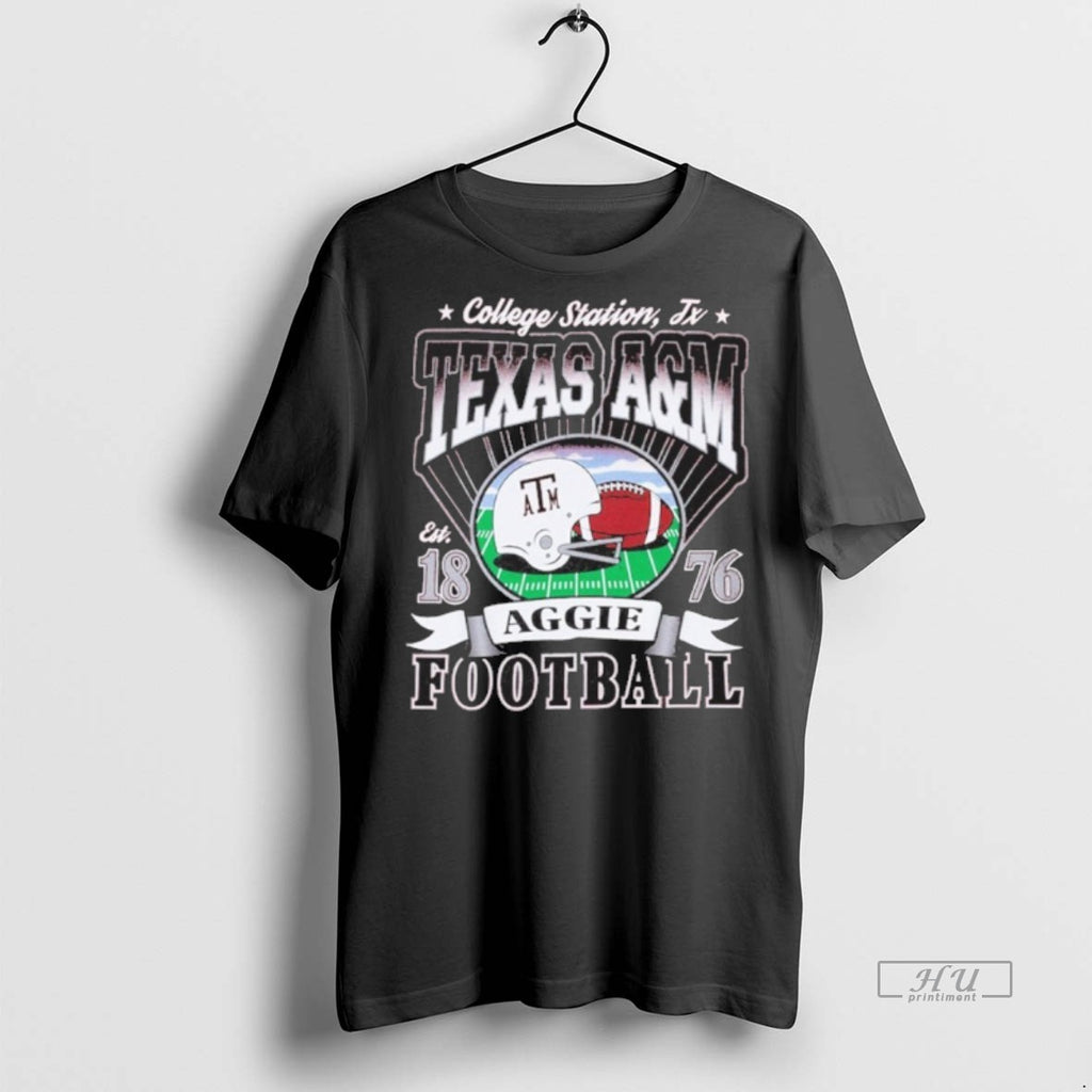 Officials Texas Am Football Helmet Est 1876 Tee Shirt Sweater